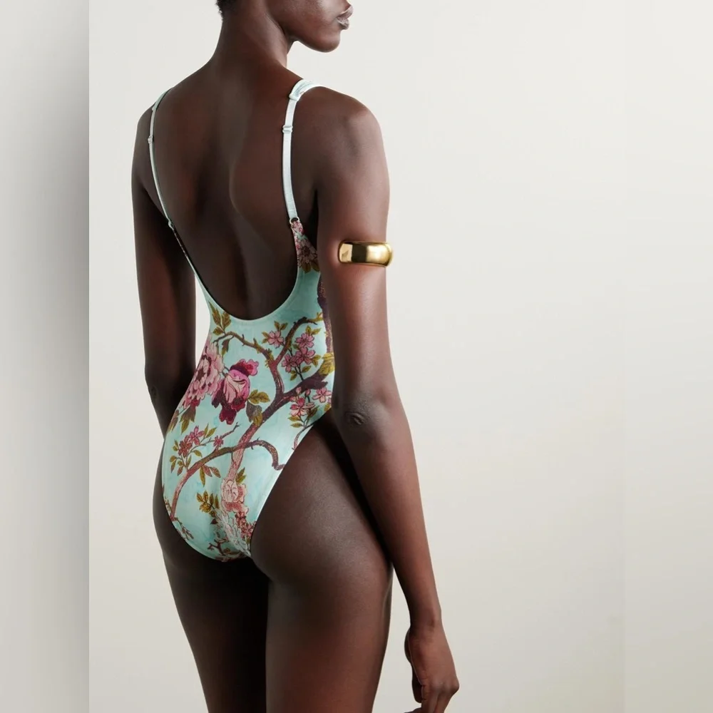 SKIMS X Cavalli One Piece Floral Swimsuit size S NWT